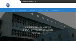 Desktop Screenshot of che.itb.ac.id