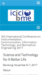 Mobile Screenshot of icici-bme.itb.ac.id