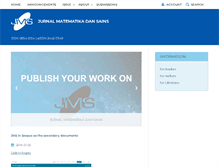 Tablet Screenshot of jms.fmipa.itb.ac.id