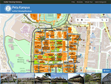 Tablet Screenshot of petakampus.itb.ac.id