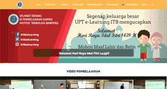 Desktop Screenshot of kuliah.itb.ac.id