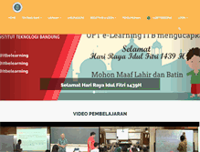 Tablet Screenshot of kuliah.itb.ac.id