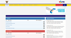Desktop Screenshot of lpse.itb.ac.id