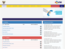 Tablet Screenshot of lpse.itb.ac.id