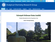 Tablet Screenshot of analytical.chem.itb.ac.id