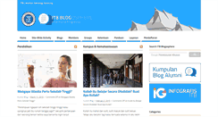 Desktop Screenshot of blogs.itb.ac.id
