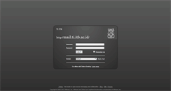 Desktop Screenshot of mail.ti.itb.ac.id