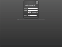 Tablet Screenshot of mail.ti.itb.ac.id