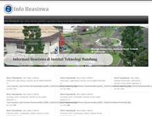 Tablet Screenshot of beasiswa.itb.ac.id