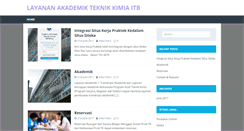 Desktop Screenshot of akademik.che.itb.ac.id