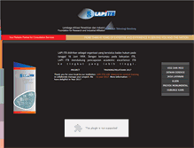 Tablet Screenshot of lapi.itb.ac.id